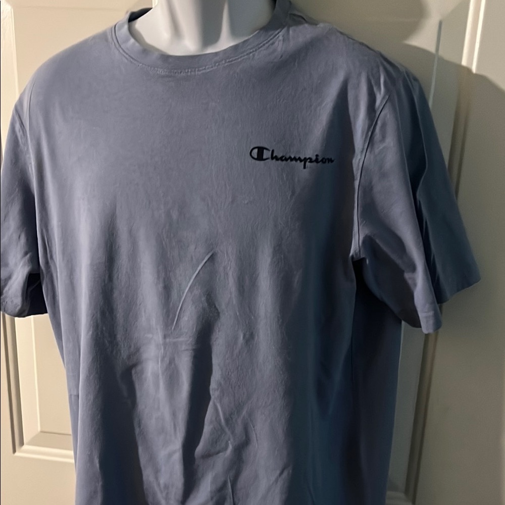 Champion Blue Short Sleeve Tee Classic Fit
